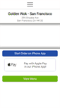 Mobile Screenshot of goldenwoksf.net